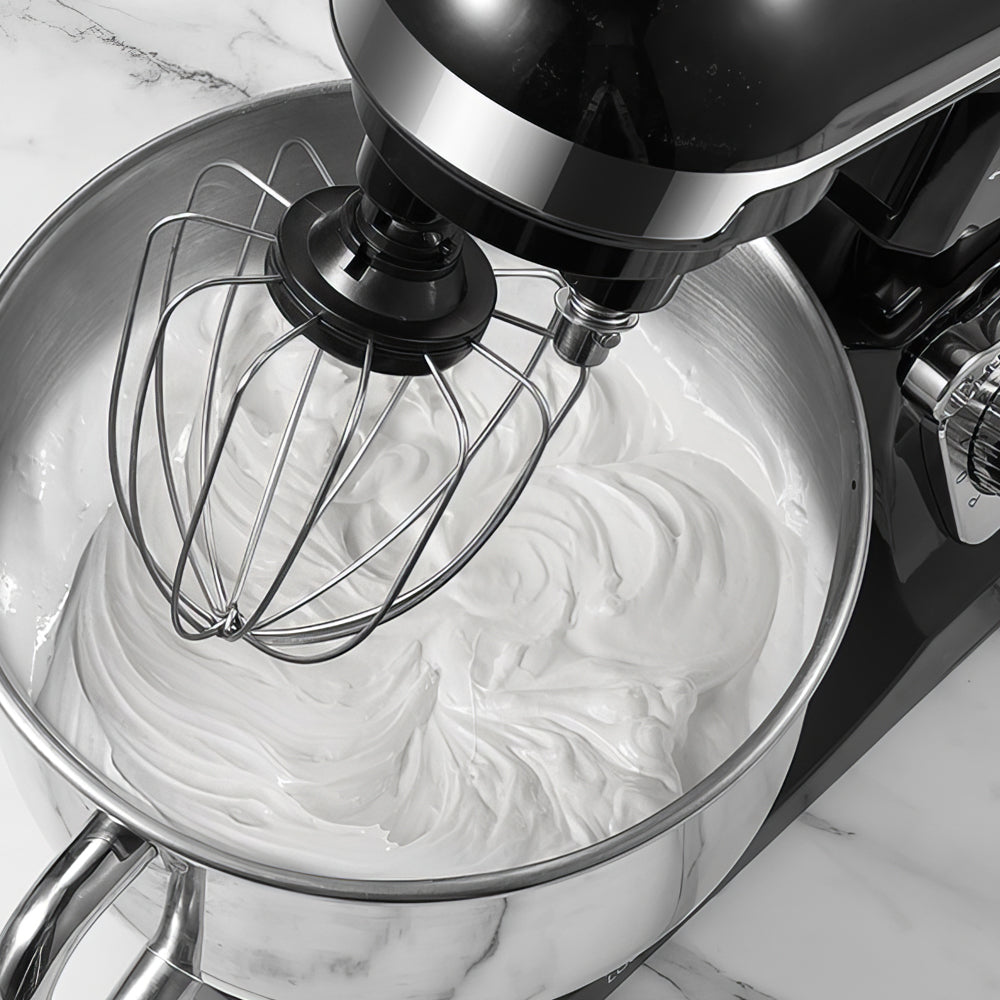 6-Speed Stand Mixer with Double Dough Hooks, 5.5Qt Tilt-Head Bowl