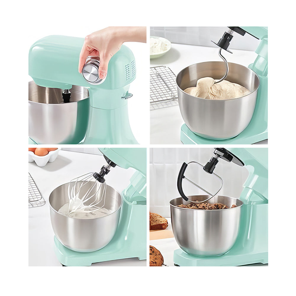 3.5QT Tilt-Head Stand Mixer 12 Speeds with Dough Hook & Whisk