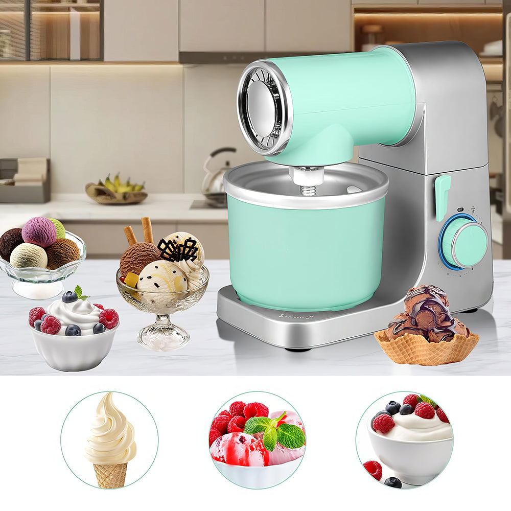 6.5QT Stand Mixer with Ice Cream Maker, 700W Multifunctional Mixer