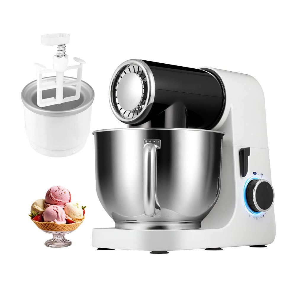 6.5QT Stand Mixer with Ice Cream Maker, 700W Multifunctional Mixer