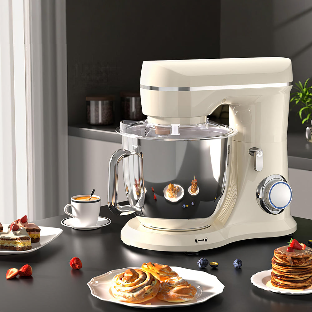 10-Speed 5Qt Stand Mixer with Stainless Steel Bowl & Tilt-Head Design