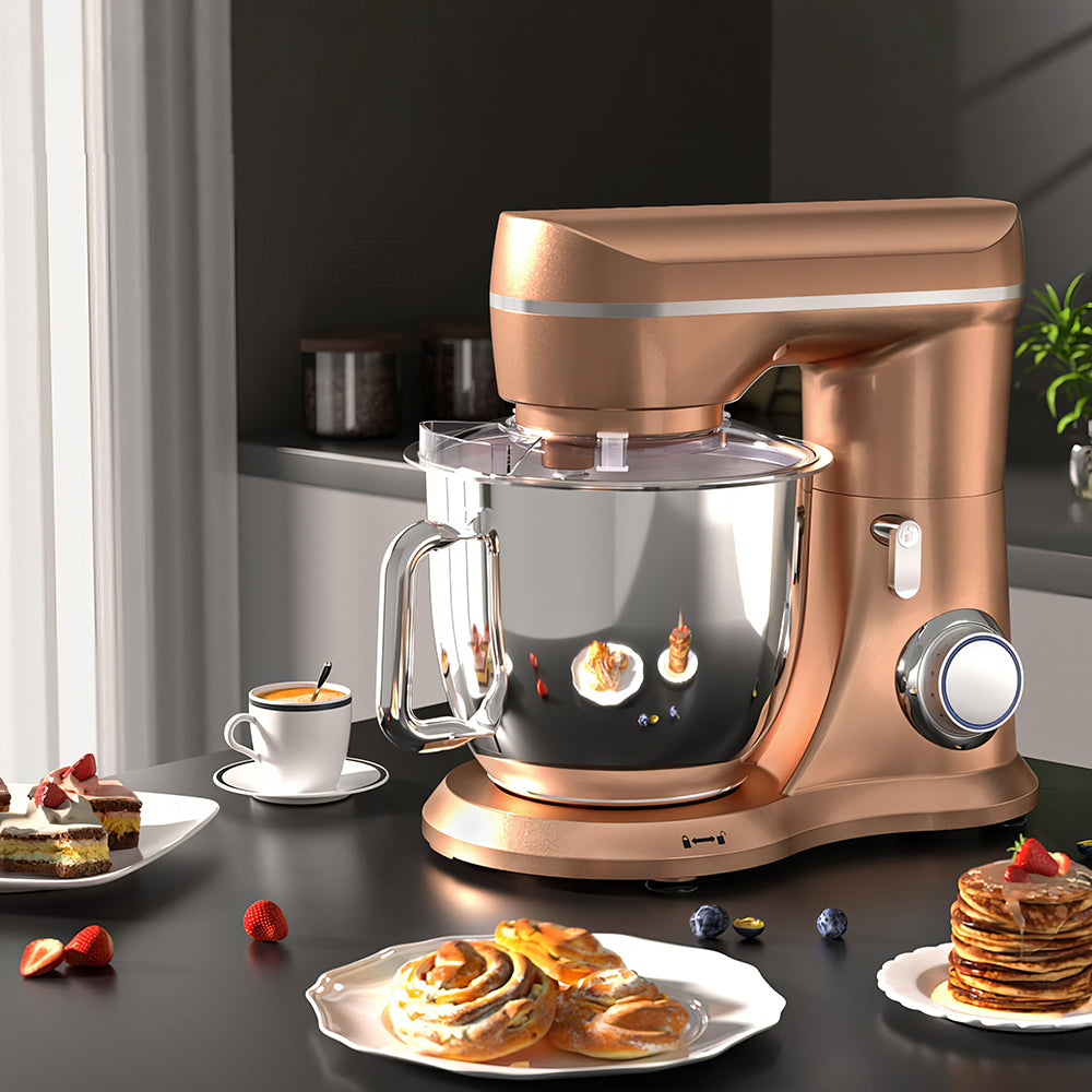 10-Speed 5Qt Stand Mixer with Stainless Steel Bowl & Tilt-Head Design