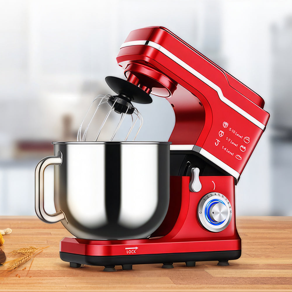 7.5QT Stand Mixer 660W 10-Speed Tilt-Head with Dough Hook & Whisk